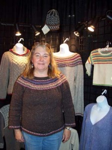 A Winter Woods Sweater from our new book by Melodie