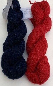 Tracey chose Cotton Comfort in classic Navy and Red.  She is interested in playing with the stripe width.
