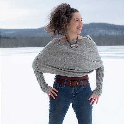 Lake Hug Sweater Scarf 